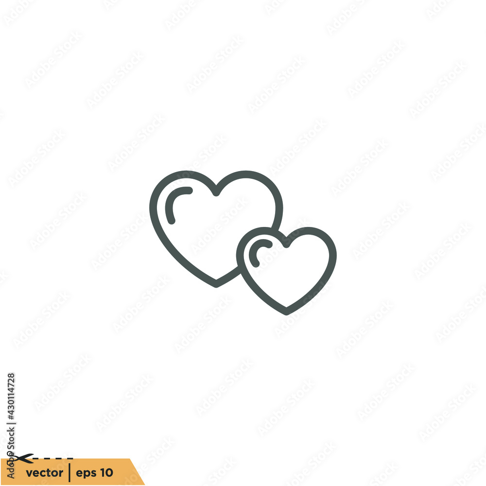 heart love icon vector illustration simple design element heart love icon vector illustration simple design element