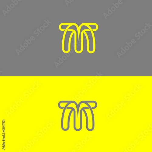 MT letter logo design on luxury background. TM monogram initials letter logo concept. MT icon design. TM elegant and Professional letter icon design on background. M T
