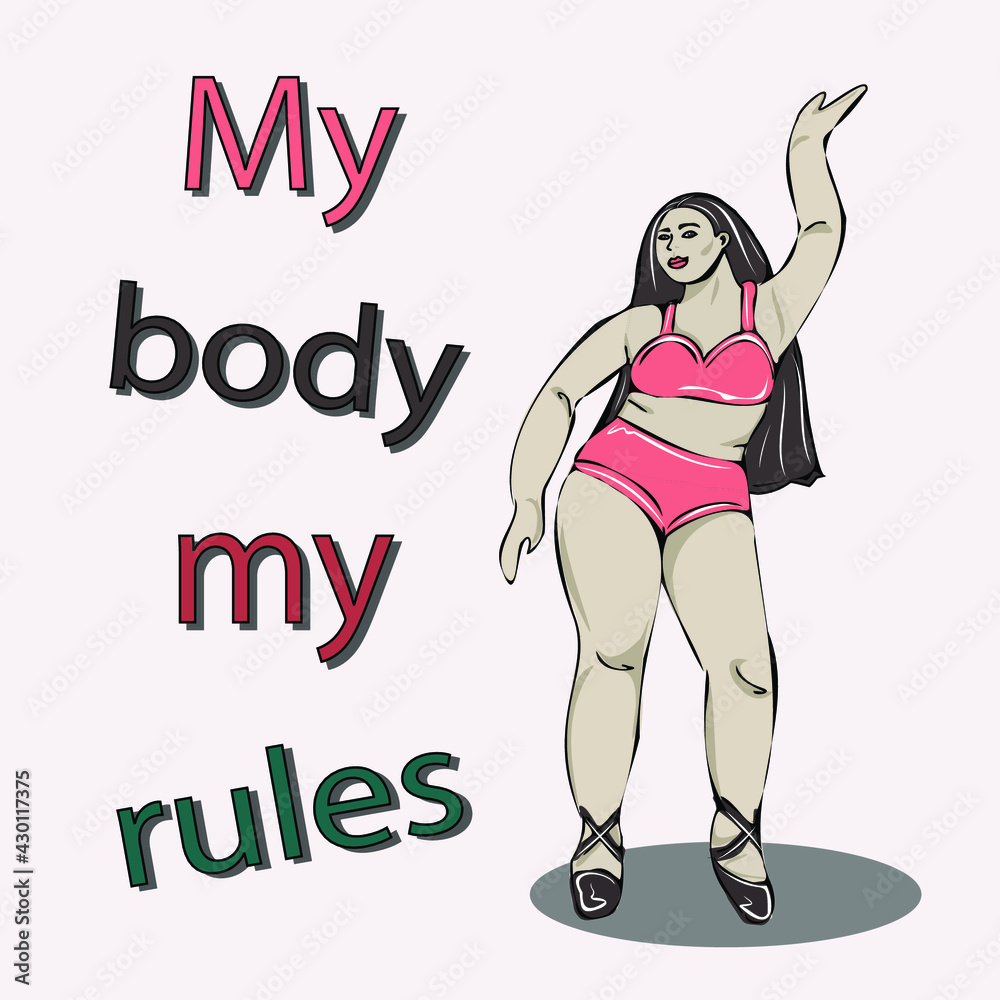 Body Positive Acceptance Of Yourself In Any Form Woman In A Swimsuit body-positive-acceptance-of-yourself-in-any-form-woman-in-a-swimsuit