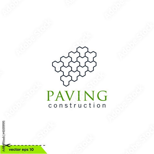 paving icon vector illustration simple design element