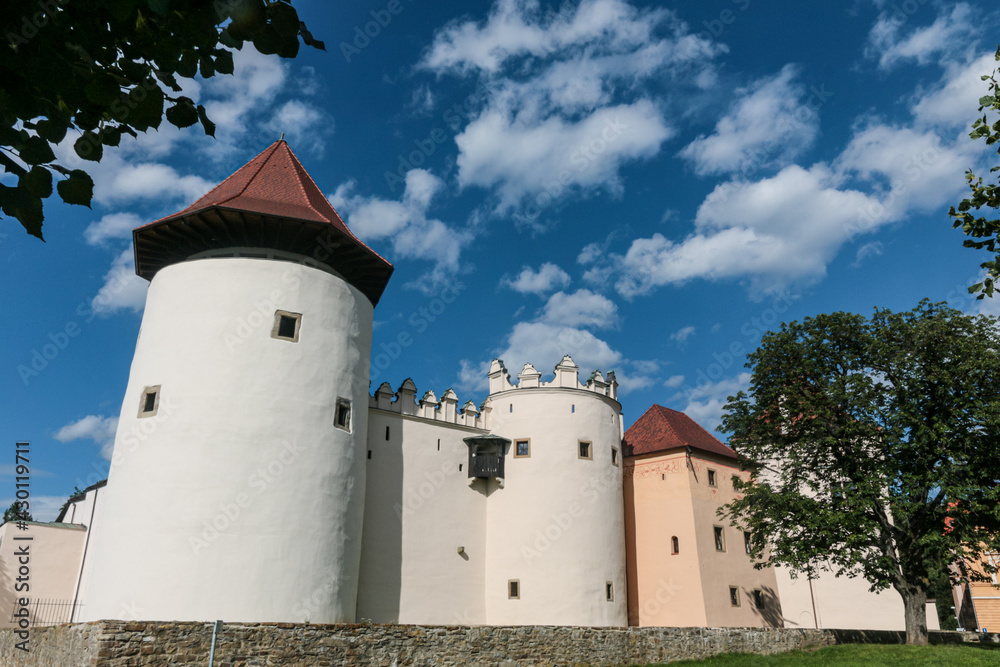 Burg und Schloss Kezmarok in der Slovakei