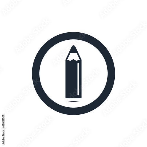 pencil icon education symbol