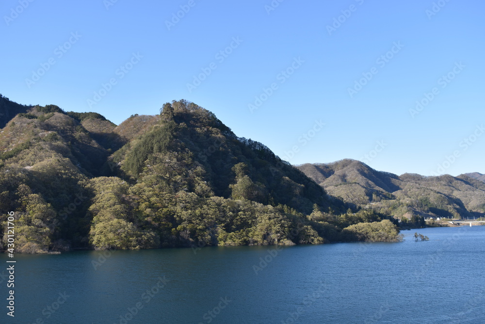 群馬 八ッ場ダムの風景 4月春 群馬 八ッ場ダムの風景 4月春