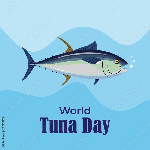 vector illustration for world tuna day-2 may