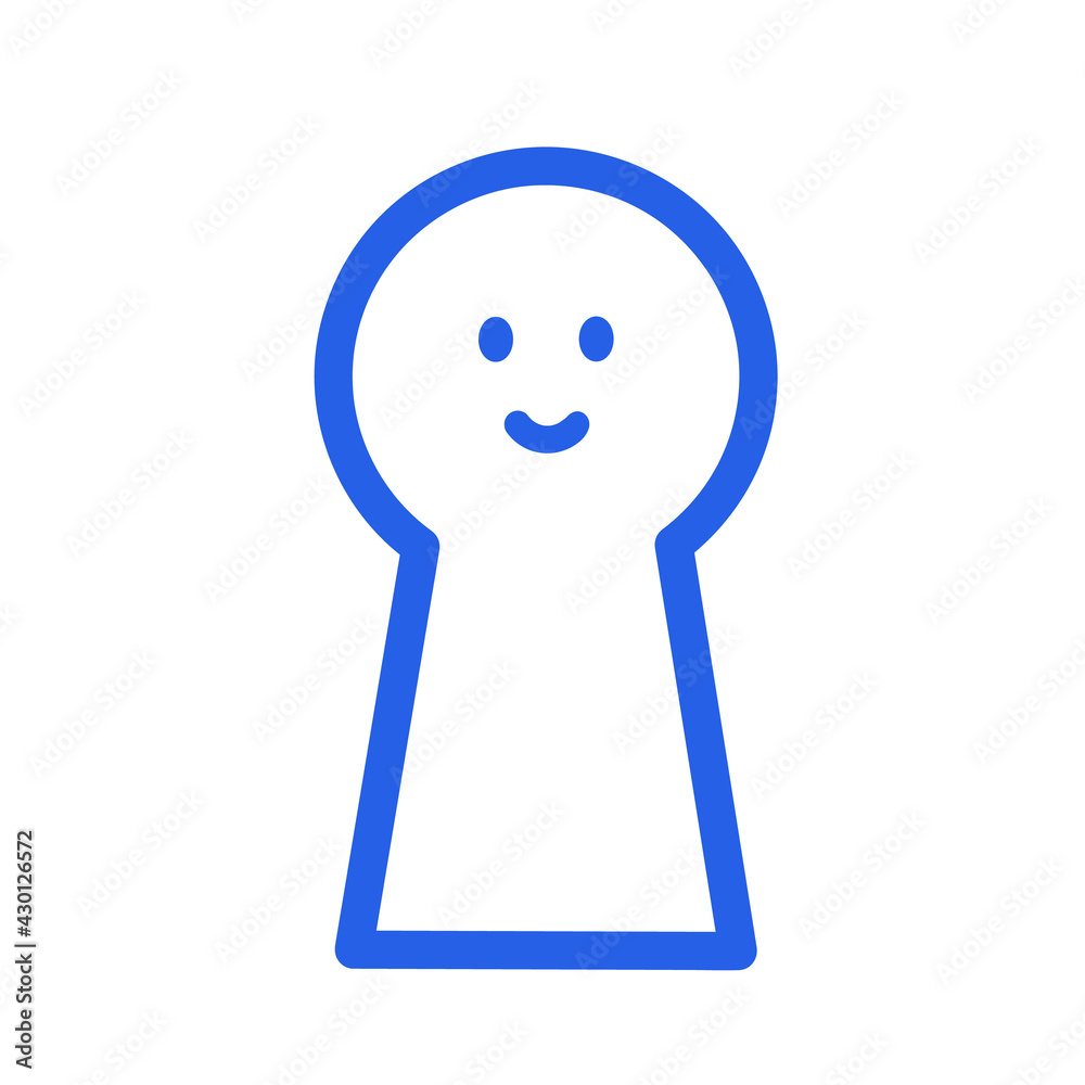 イラスト素材:マスクをしていない人・一人 イラスト素材:マスクをしていない人・一人