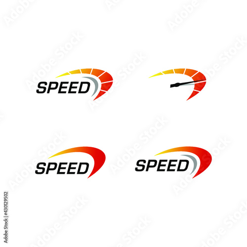 speedometer icon vector illustration simple design element