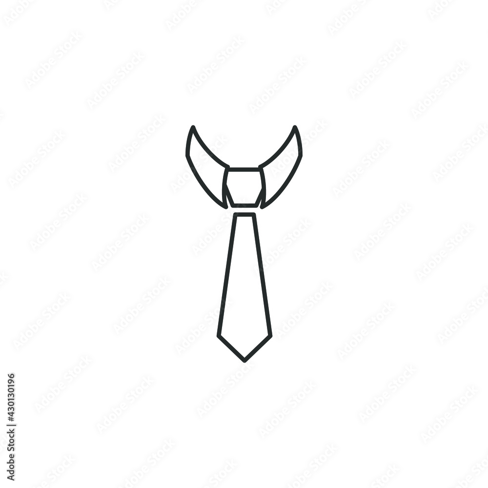 tie icon vector illustration simple design element tie icon vector illustration simple design element