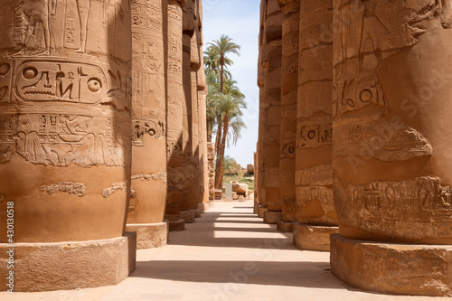 The ancient Karnak Temple Complex or Karnak in Egypt.