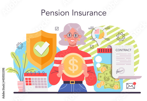 Employee benefits package concept. Compensation supplementing employee