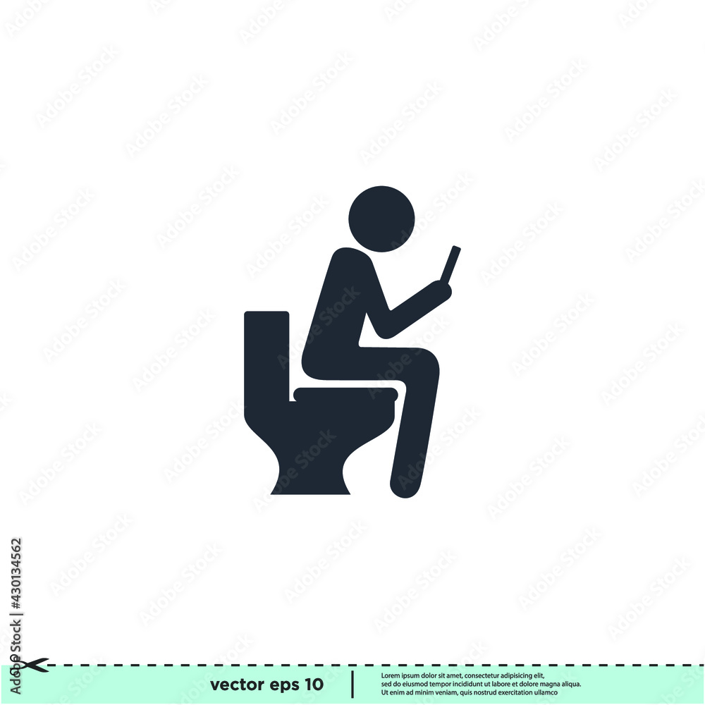 toiled icon simple design element toiled icon simple design element
