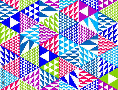 Geometric 3D seamless patte...