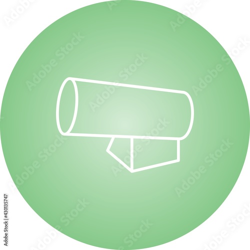 Unique Portable Forced Air Heater Line Vector Icon