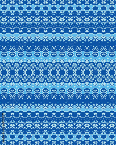 Beautiful tribal inspired seamless geometric vector pattern.background 