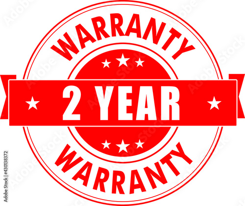Year warranty stamp vector logo images, Warranty vector stock photos, Warranty vector illustration of logo