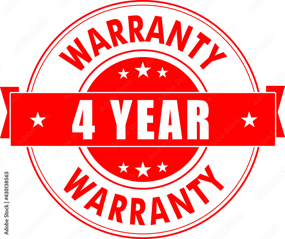 Year warranty stamp vector logo images, Warranty vector stock photos, Warranty vector illustration of logo