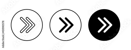 Arrow icons set. Arrow symbol. Arrow vector icon