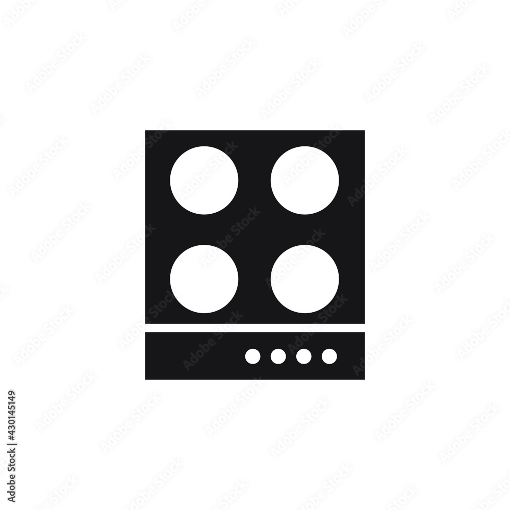 stove icon vector design element