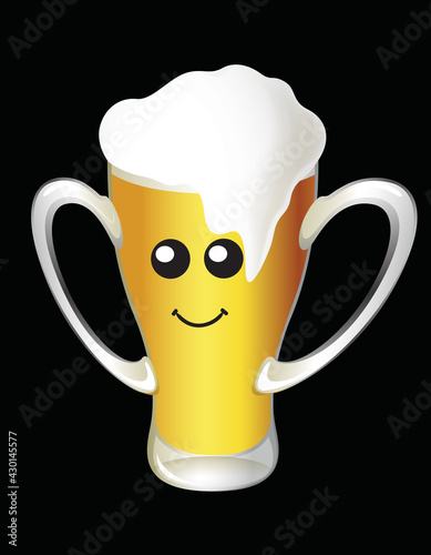 a glass of beer mug