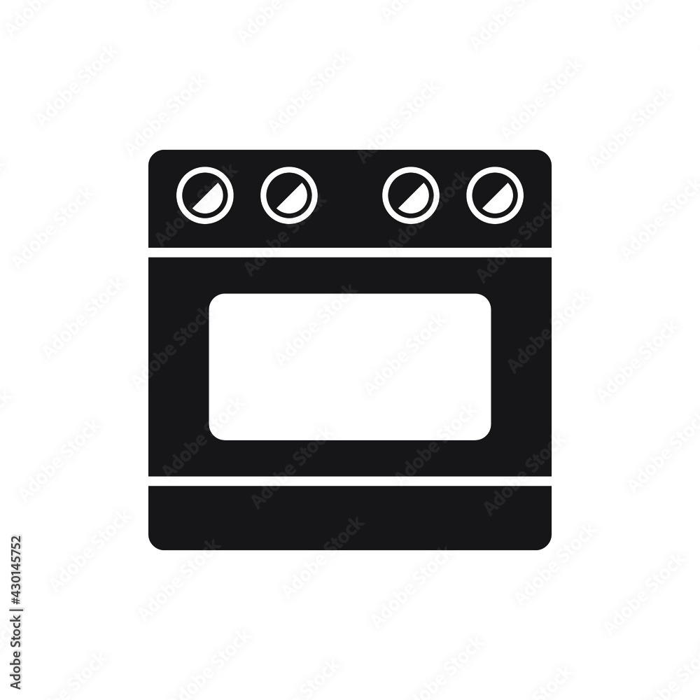 stove icon vector simple design element stove icon vector simple design element