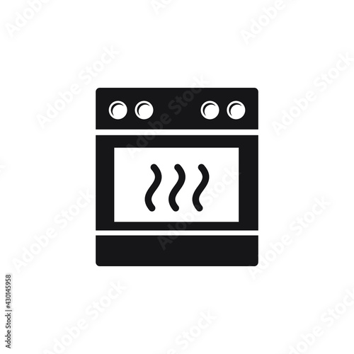stove icon vector simple design element