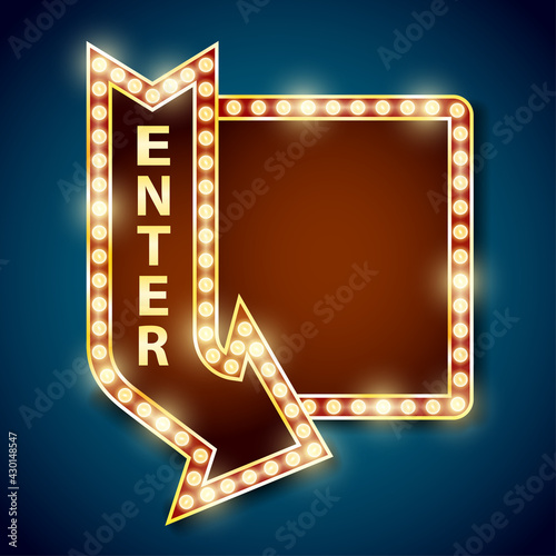 Retro Light Sign