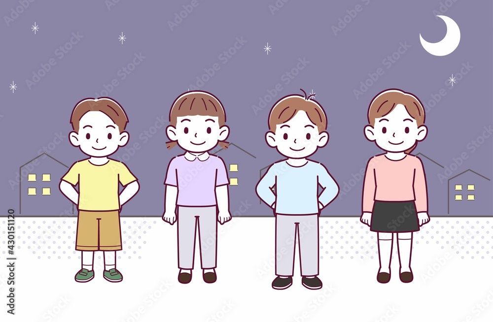 四人の子供 四人の子供