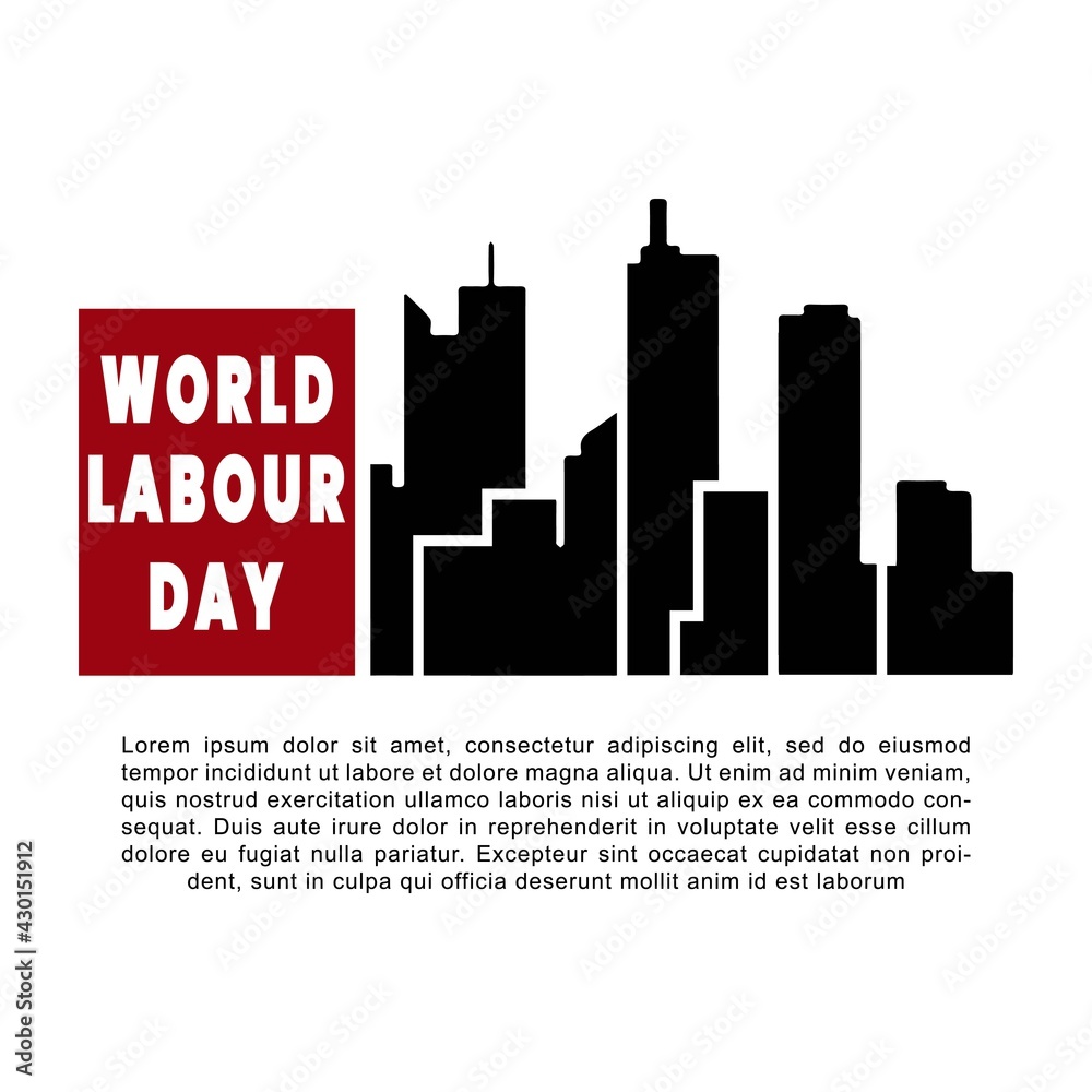 Illustration Vector Design Of World Labour day 1 May Illustration Vector Design Of World Labour day 1 May