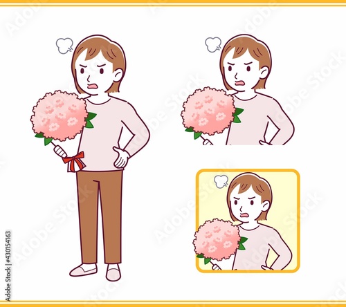 Girl in pink long sleeves