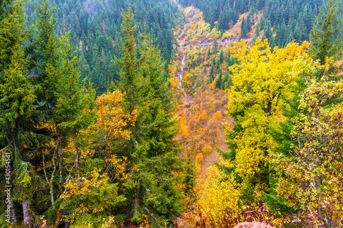 Maden Village with autumn colours in Savsat