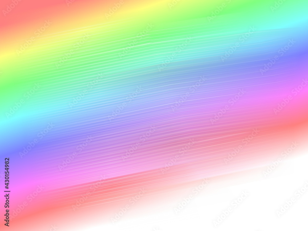 Rainbow background in delicate shades for design