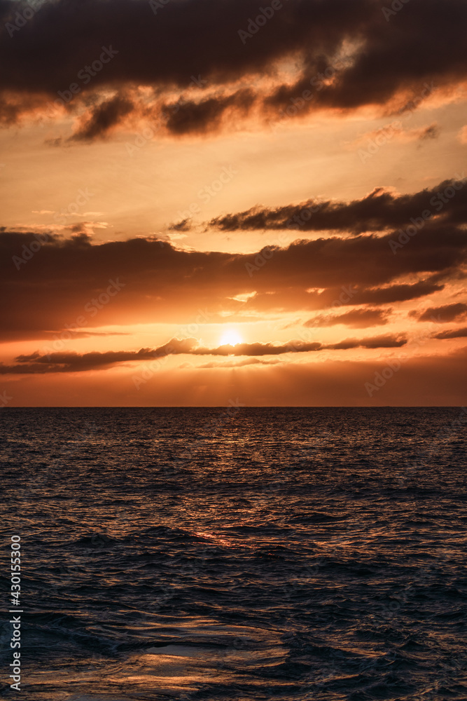Landscape of an island with sea and mountains Landscape of an island with sea and mountains