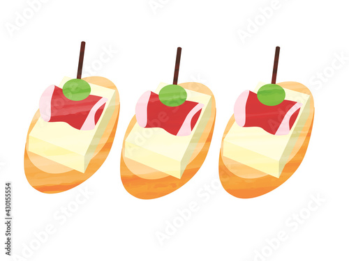 Pinchos, tapas, Spain, food, Spanish food