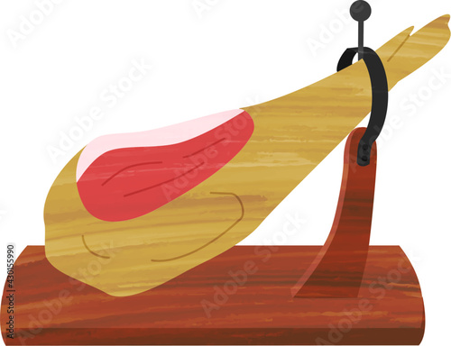 Prosciutto, tapas, bar, Spanish food