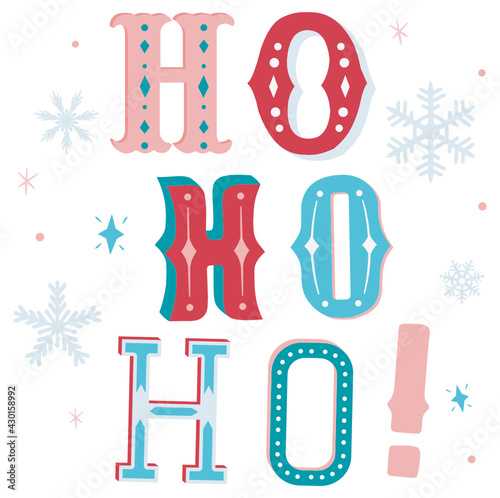 Ho ho ho sign photo