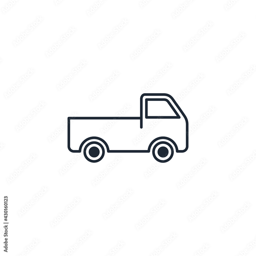 truck icon delivery symbol design element