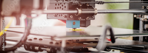 Obraz na płótnie 3D printer equipment