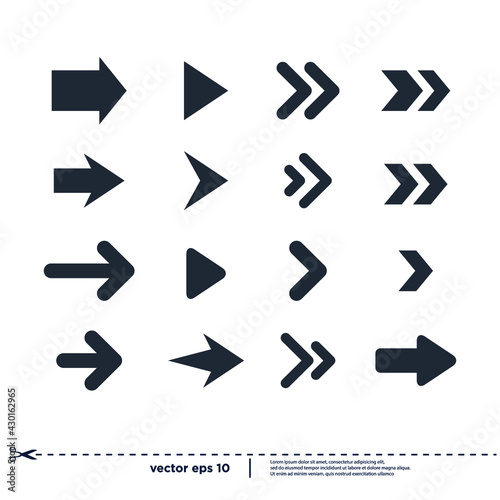 arrow icon sign vector design element