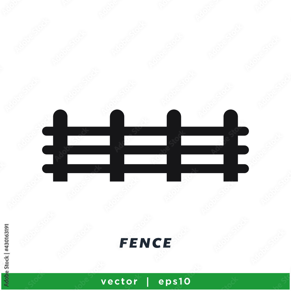 Obraz premium fence icon vector icon vector illustration simple design element
