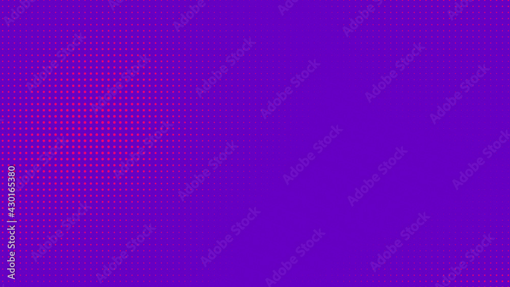 Dots halftone purple pink color pattern gradient texture with technology digital background. Pop art comics with nature graphic design. Dots halftone purple pink color pattern gradient texture with technology digital background. Pop art comics with nature graphic design.