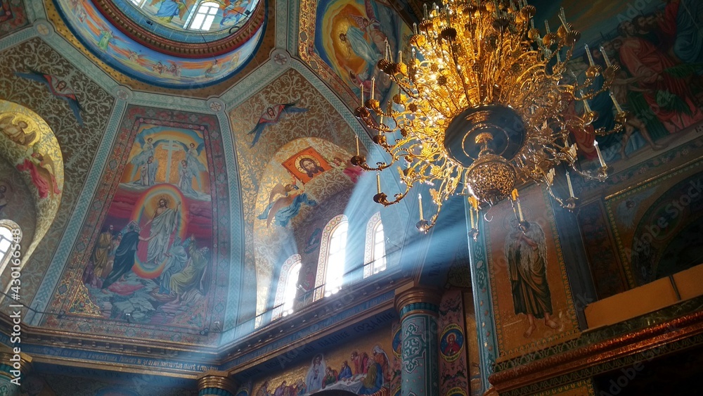 inside the Hagia Sophia. interior of the Hagia Sophia. interior of the church. 