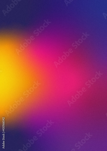 Grainy abstract texture for background or element decoration. Yellow pink and blue background.