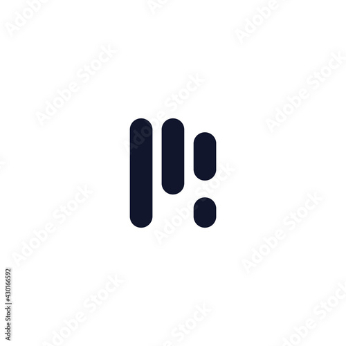 letter R logo. Vector design	