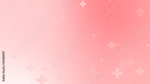 Medical health red cross pattern background. Abstract healthcare for World Blood Donor Day. © Papapig