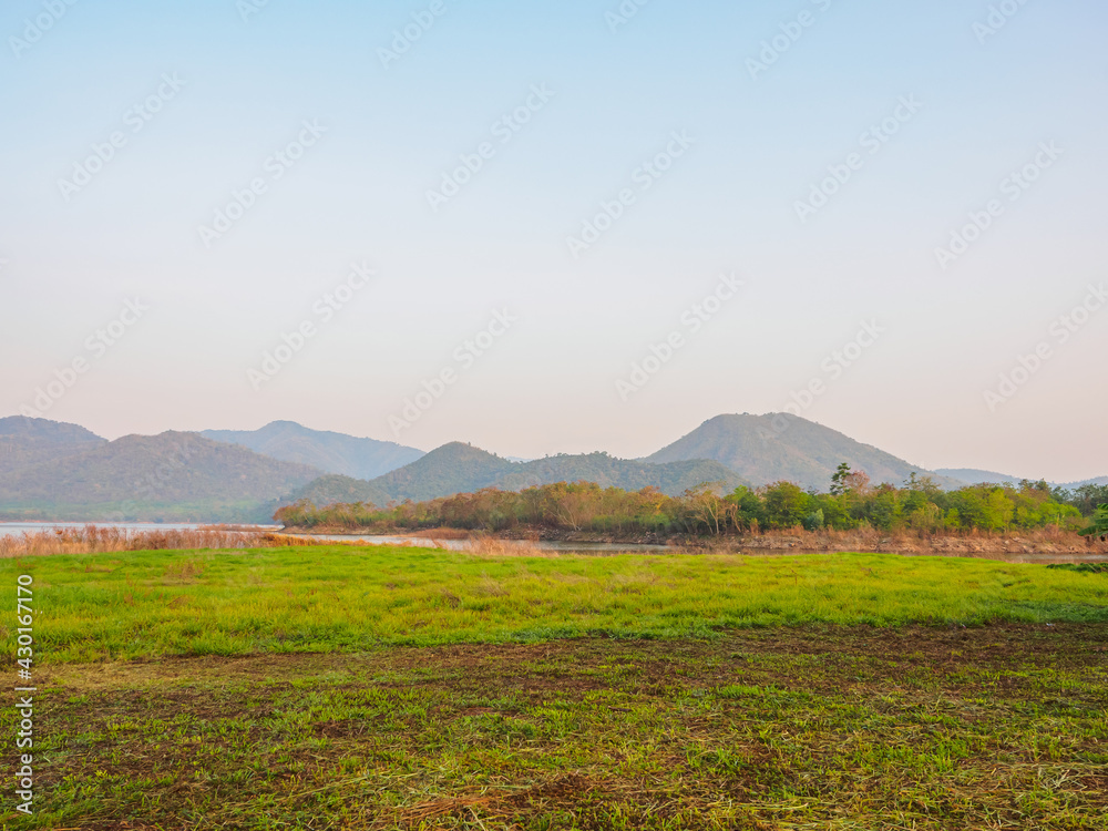 beautiful landscape mountain lake. Ratchaburi, Thailand. beautiful landscape mountain lake. Ratchaburi, Thailand.
