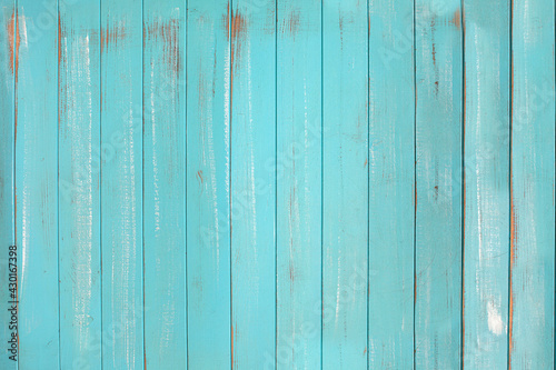 horizontal blue color wood design for pattern and background