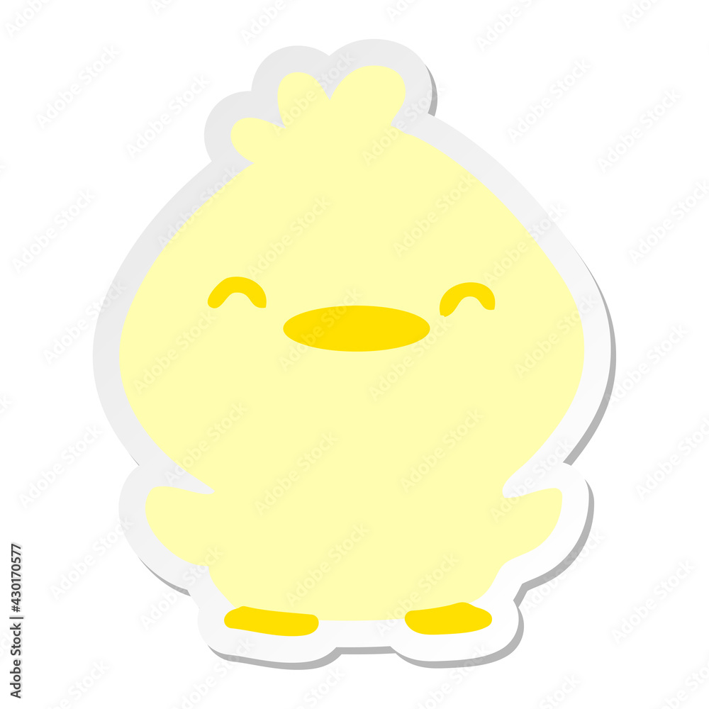 little chick sticker little chick sticker