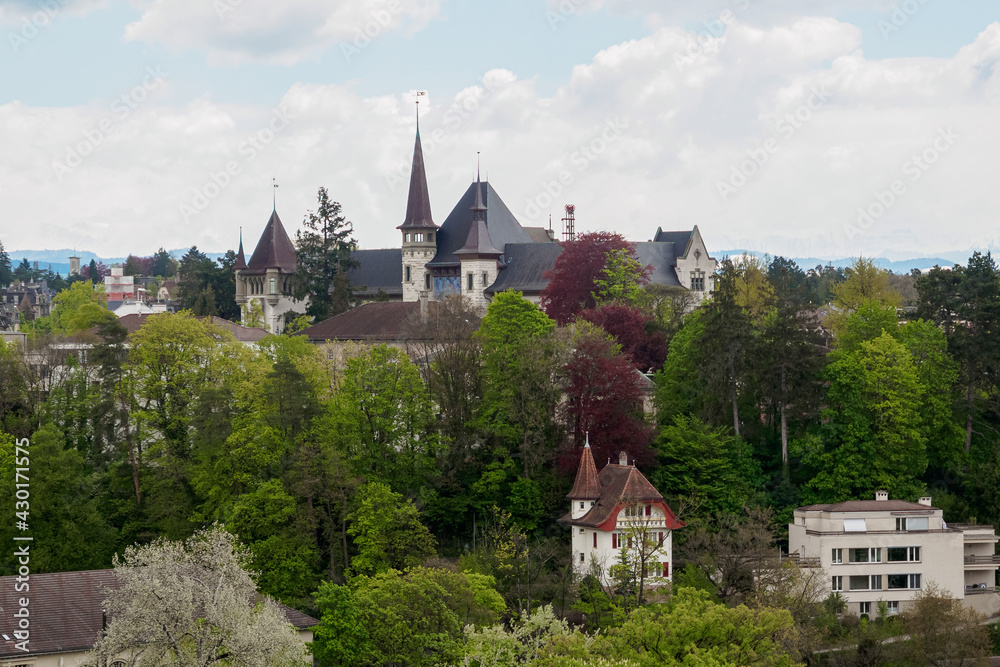 View of the historic district of Bern - the capital of Switzerland