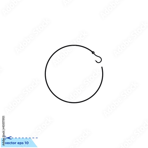 fishing rod vector illustration 