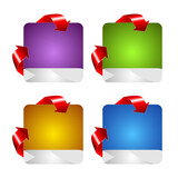 Colorful set of web banne.Template blank frame for special prise or sales. Design elements. Jpeg Illustration