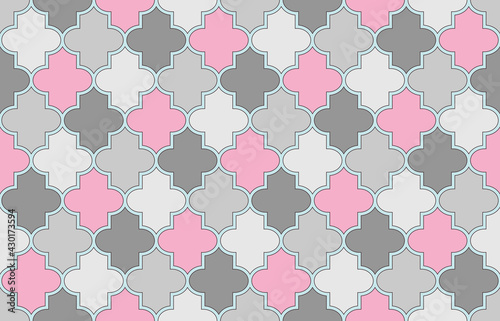 Mosque Window Design. Traditional Muslim Lantern Ornament. 1001 Night Arabesque. Elegant